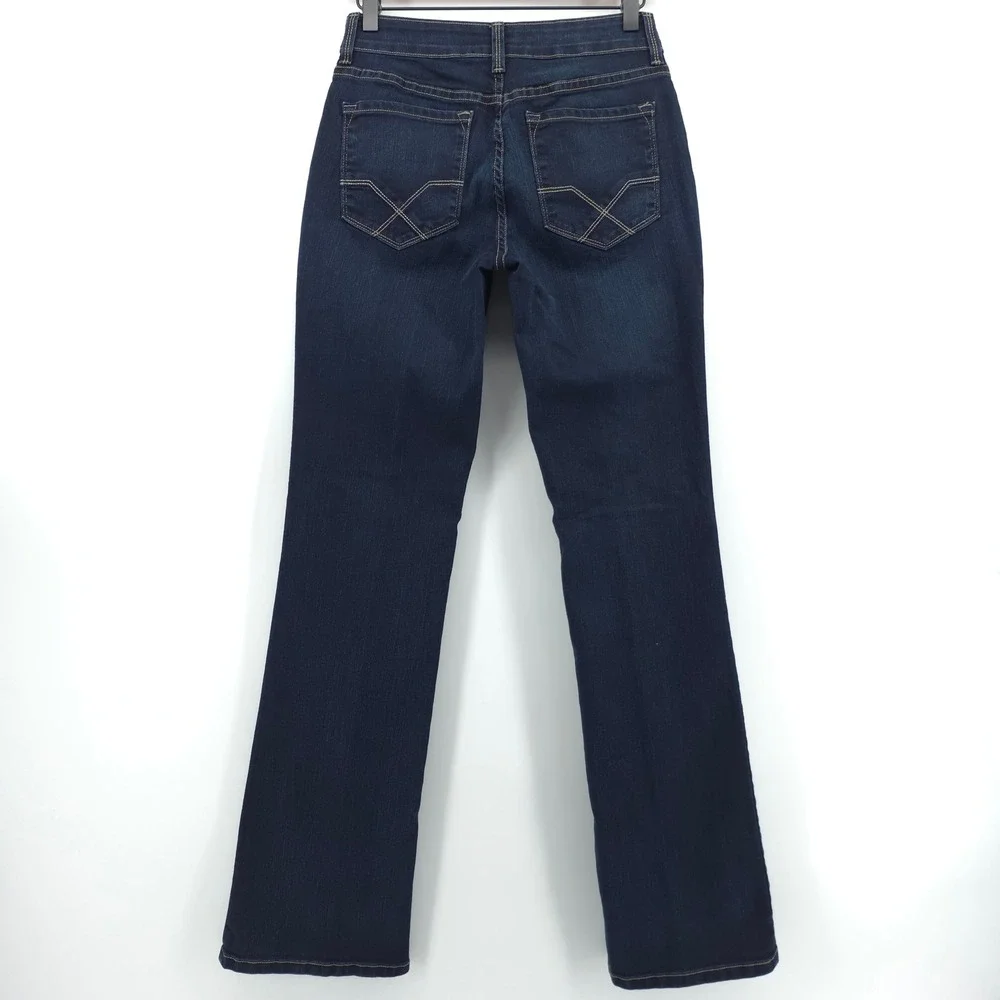 NYDJ‎ Women Jeans Bootcut Size 2 Dark Blue Lift Tuck Denim